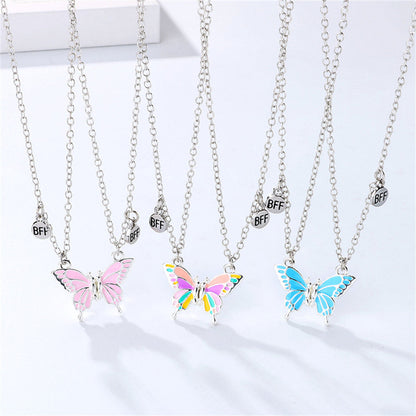 Butterfly BFF Friendship Necklace