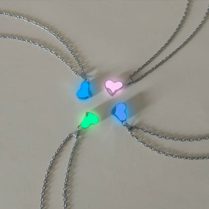 4 Best Friends Clover Glow Magnetic Necklace