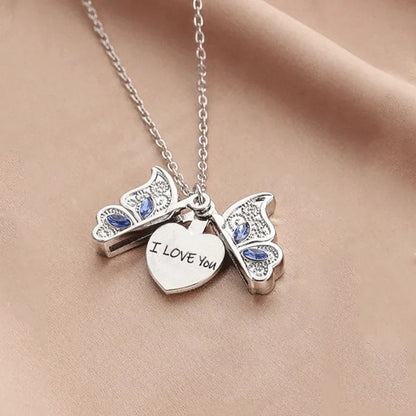 I Love You Butterfly Necklace