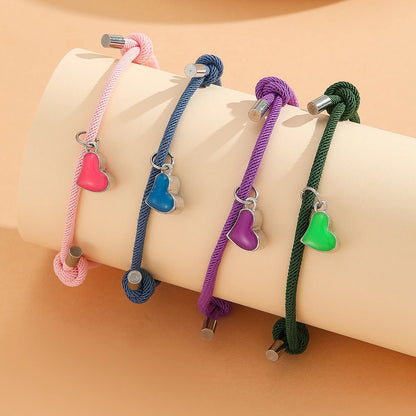 3/4 Best Friends Clover Glow Friendship Bracelet