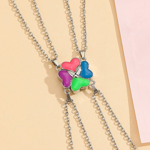 4 Best Friends Clover Glow Magnetic Necklace