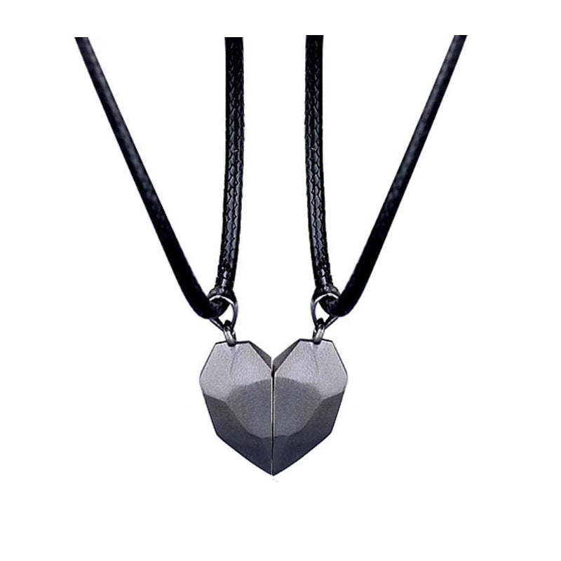 Heart Magnetic Couple Necklace