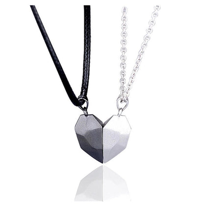 Heart Magnetic Couple Necklace