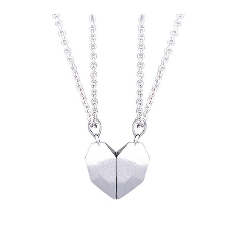 Heart Magnetic Couple Necklace