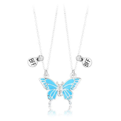 Butterfly BFF Friendship Necklace