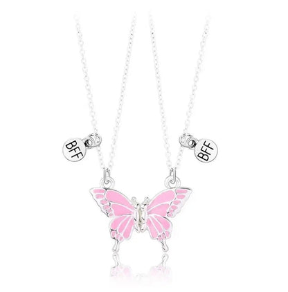 Butterfly BFF Friendship Necklace