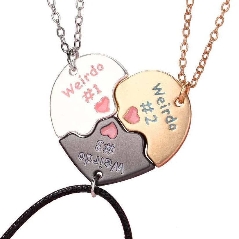3 Weirdos BFF Necklace