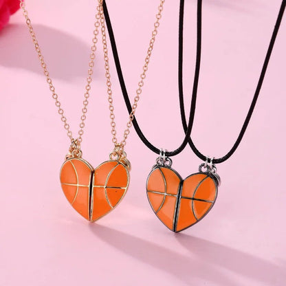 Basketball BFF Friendship Necklace