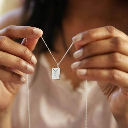 Custom Engraved Love Letter Necklace