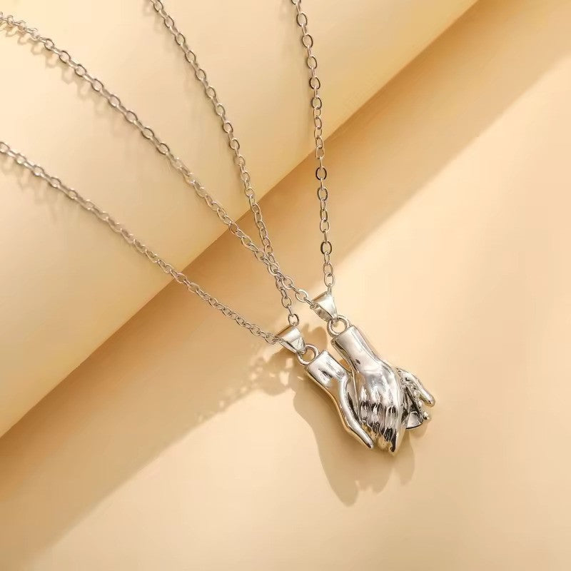 Magnetic Handshake BFF Necklace