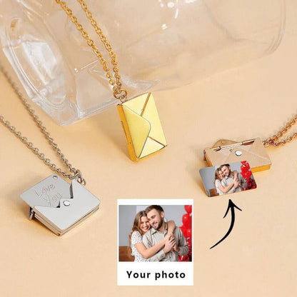 Custom Engraved Love Letter Necklace