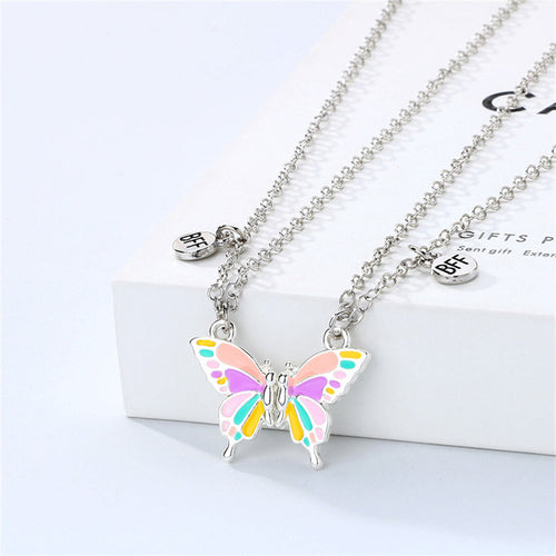 Butterfly BFF Friendship Necklace