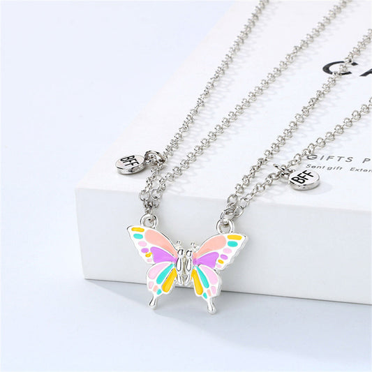 Butterfly BFF Friendship Necklace